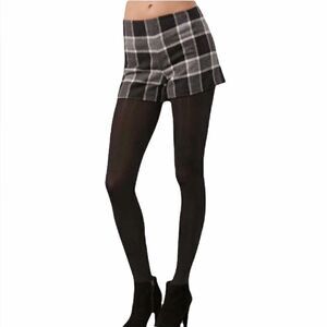 Nwot Theory Iselin plaid wool blend shorts sz 6